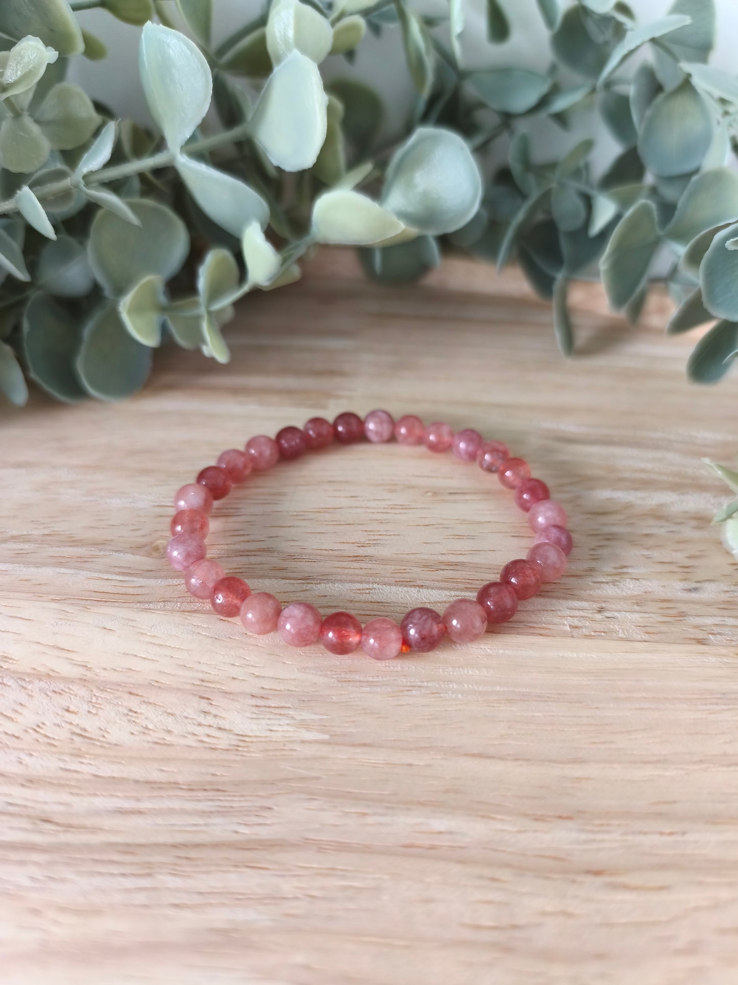 Bracelet Pierre de Soleil 6 mm – reflets dorés et cuivrés – énergie positive et confiance – Collection Pierre d’Exception