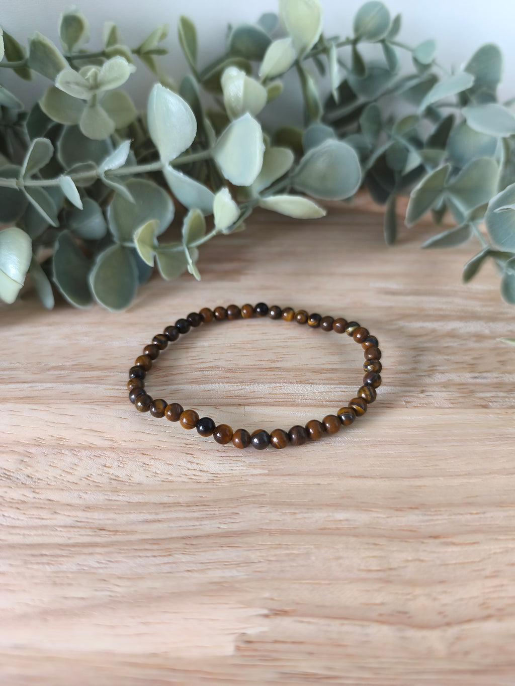 Bracelet Œil de Tigre – 4 mm – Collection Pierre d’Exception