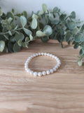 Bracelet perles d’eau douce 6 mm – Élégance nacrée – Collection Pierre d’Exception