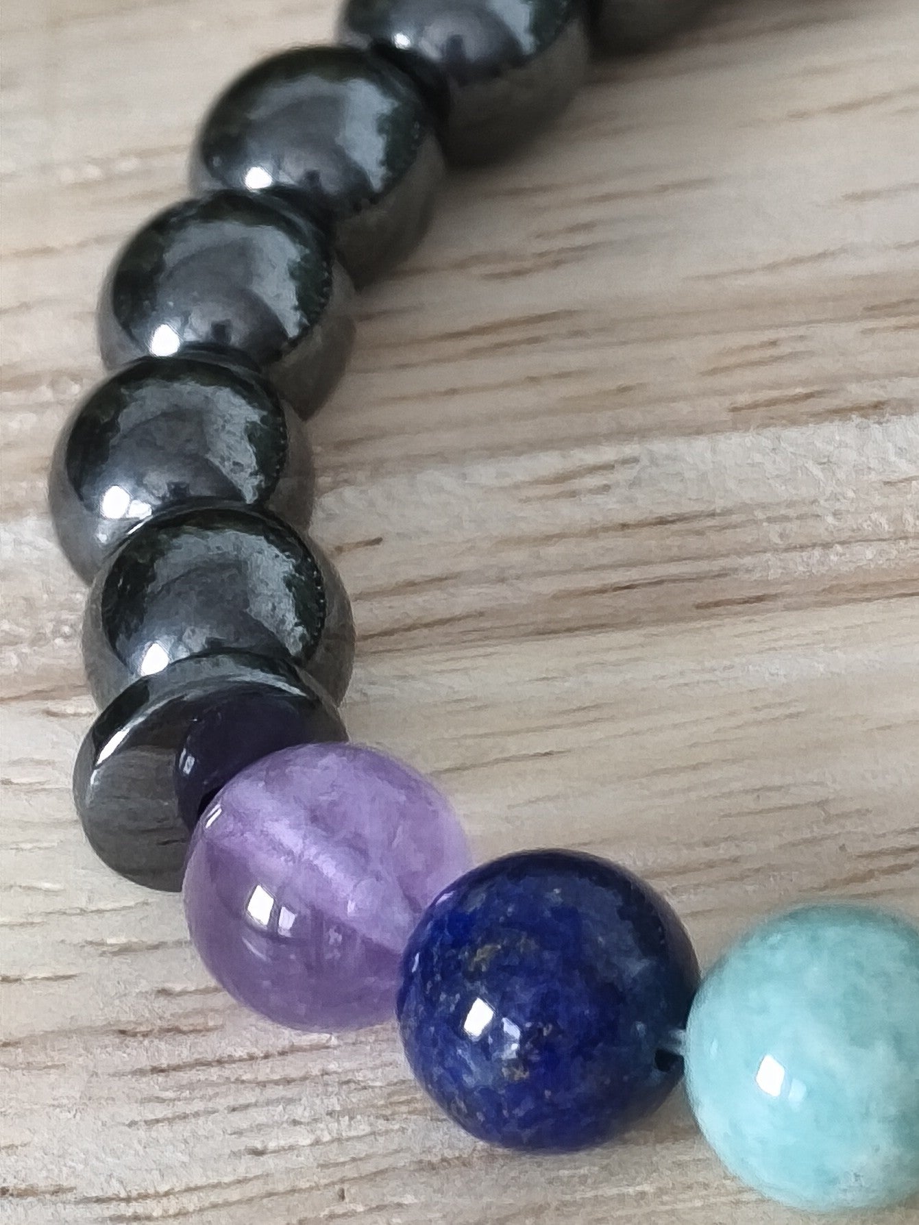 Bracelet 7 Chakras & Hématite 8 mm – Collection 7 Chakras